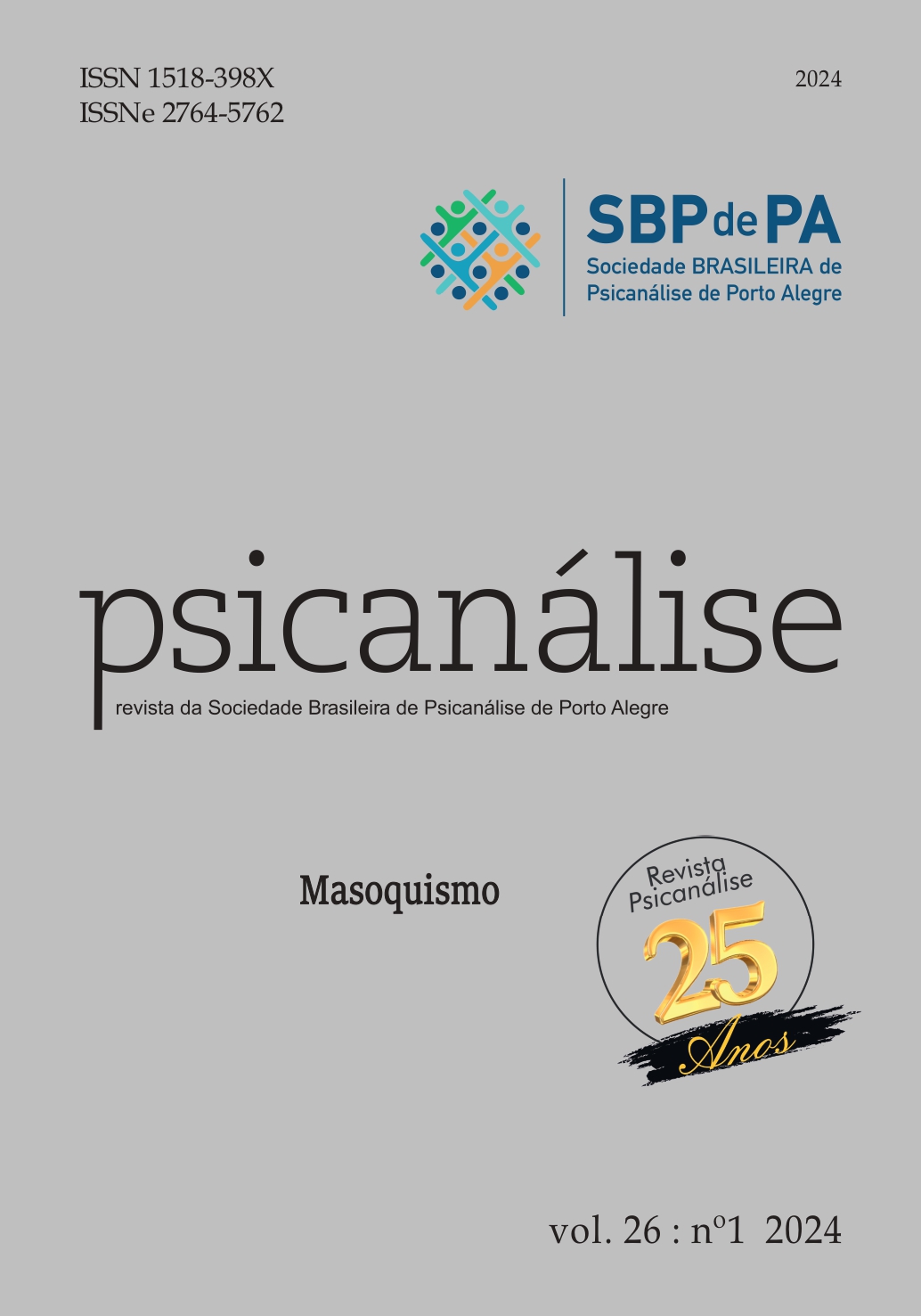 					Ver Vol. 26 Núm. 1 (2024): Masoquismo
				